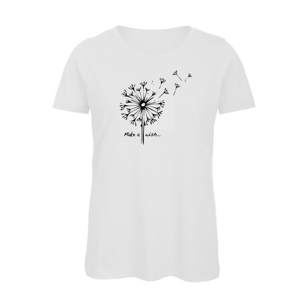 Make a wish-t shirt original - modèle B&C - Inspire T/women -