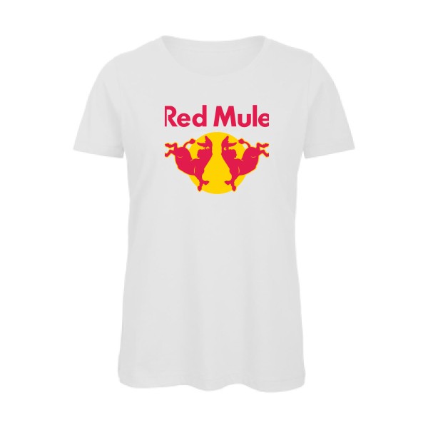 Red Mule-Tee shirt Parodie - Modèle T-shirt femme bio -B&C - Inspire T/women