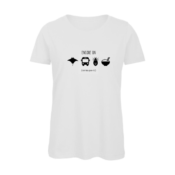 REBUS- T shirt rigolo- modèle B&C - Inspire T/women - 