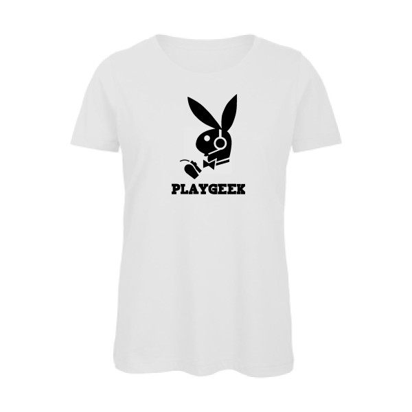 Playgeek -Tee shirt femme original -Bio -
