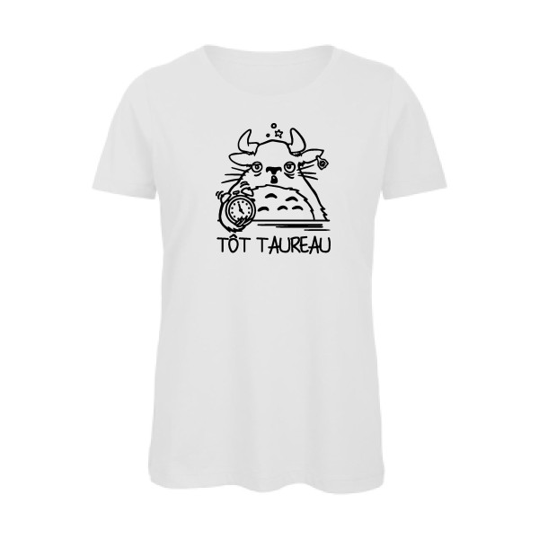 Tot Taureau - Tee shirt rigolo - modèle B&C - Inspire T/women -Femme -