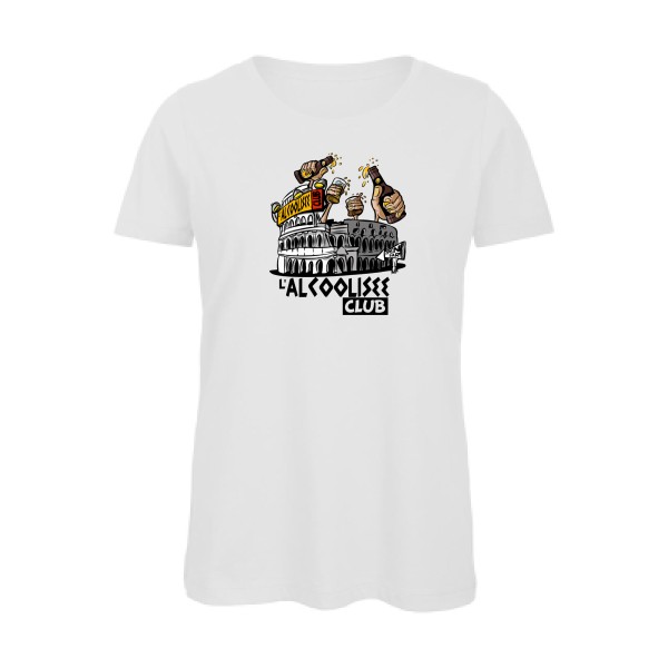 L'ALCOOLIZEE -T-shirt femme bio alcool humour Femme -B&C - Inspire T/women -thème alcool humour -