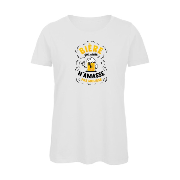 T-shirt femme bio - B&C - Inspire T/women - Bière qui roule