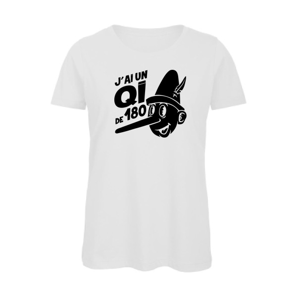 T-shirt femme bio - B&C - Inspire T/women - Quotient intellectuel