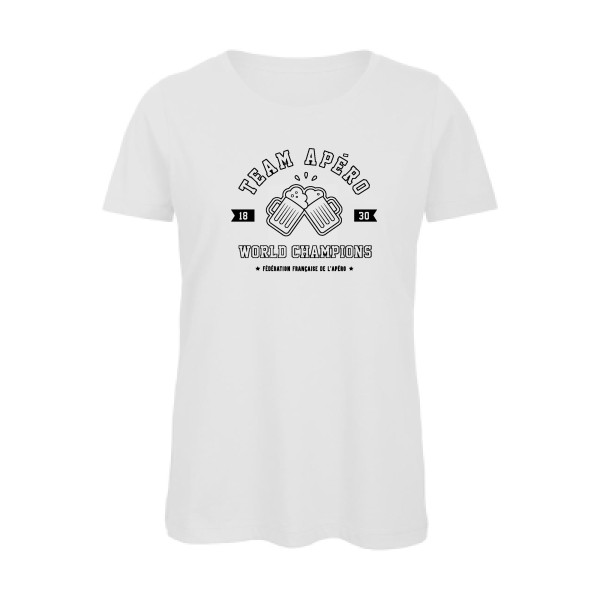 T-shirt femme bio - B&C - Inspire T/women - Team apéro