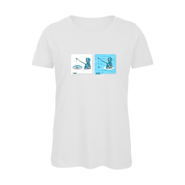 T shirt Femme humour -Fishing in Arctic - B&C - Inspire T/women