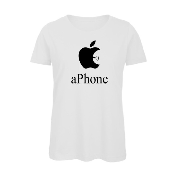 aPhone T shirt geek-B&C - Inspire T/women
