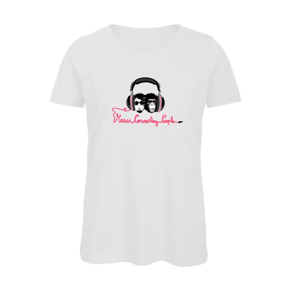 T-shirt femme bio original Femme  - Music Connecting People - 