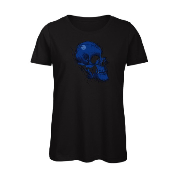 Maiden skull-T-shirt femme bio tete de mort -