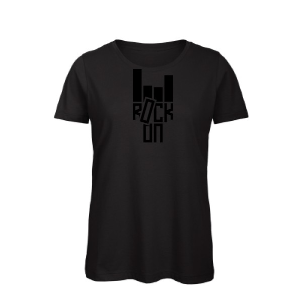 T-shirt femme bio - B&C - Inspire T/women - Rock On !