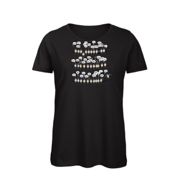 T-shirt femme bio - B&C - Inspire T/women - Cuicui cui! :)