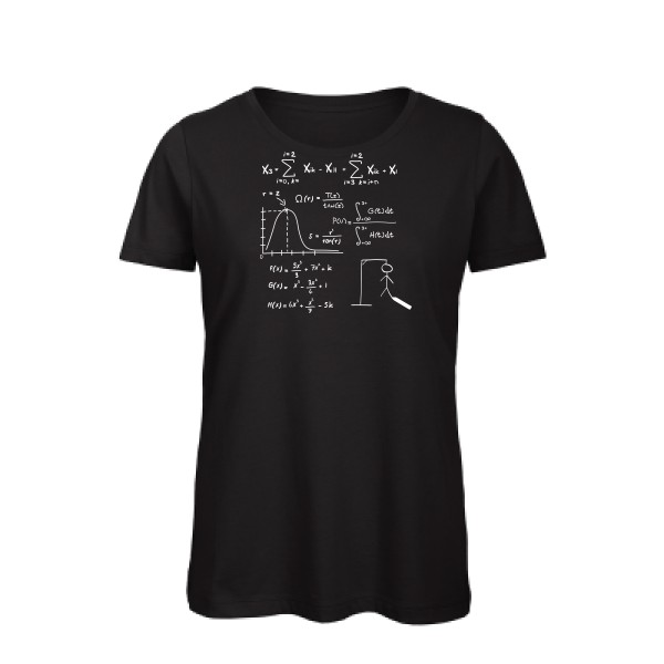 T-shirt femme bio - B&C - Inspire T/women - Mathhhh