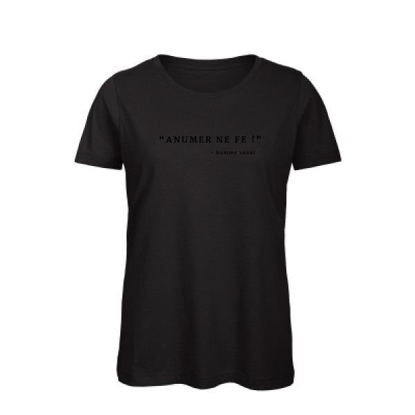 T-shirt femme bio - B&C - Inspire T/women - ANUMER NE FE!