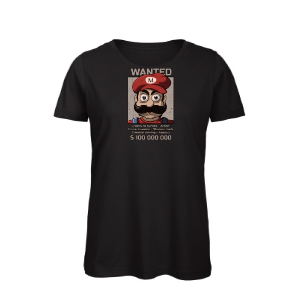 T-shirt femme bio - B&C - Inspire T/women - Wanted Mario