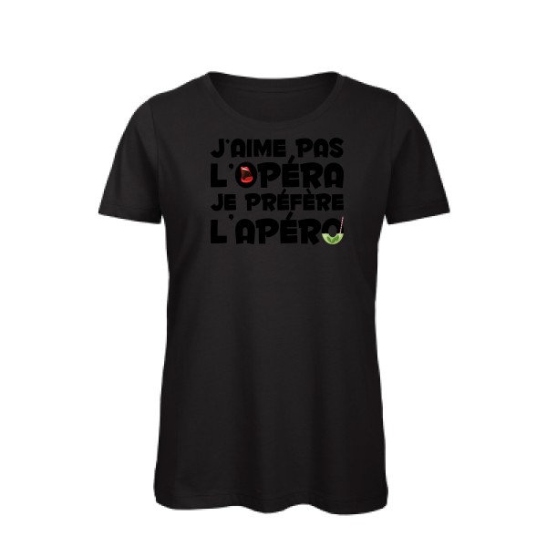 T-shirt femme bio - B&C - Inspire T/women - opérapéro