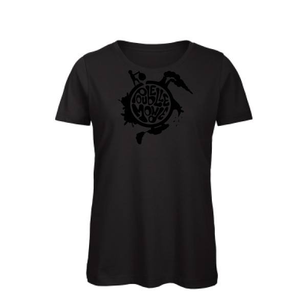 T-shirt femme bio - B&C - Inspire T/women - Poubelle Monde