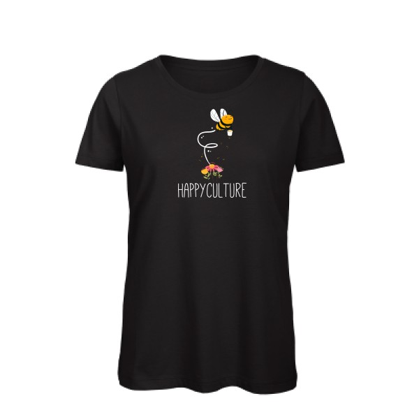T-shirt femme bio - B&C - Inspire T/women - happy
