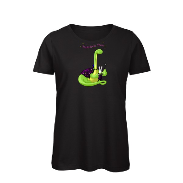 T-shirt femme bio - B&C - Inspire T/women - Diplodocus Pocus