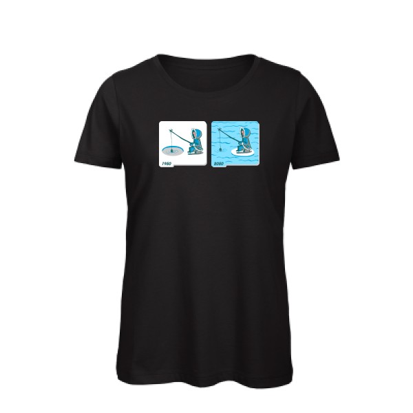 T-shirt femme bio - B&C - Inspire T/women - Fishing in Arctic