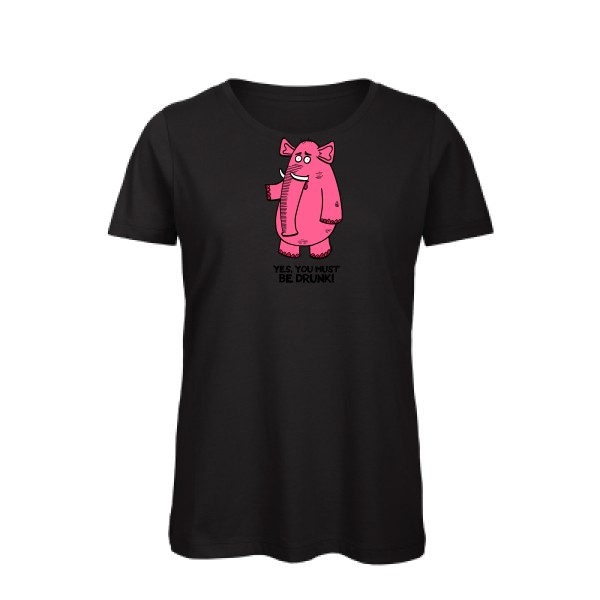 T-shirt femme bio - B&C - Inspire T/women - Pink elephant