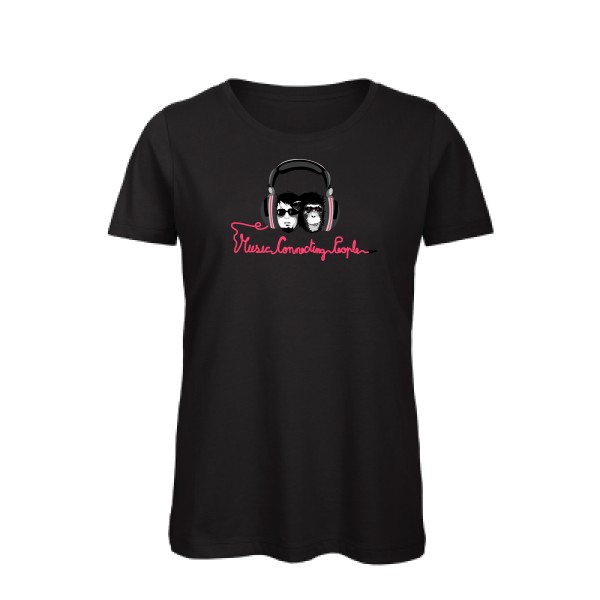T-shirt femme bio - B&C - Inspire T/women - Music Connecting People