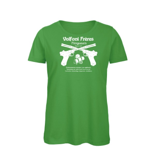 Volfoni Frère -T-shirt femme bio  Femme  vintage -B&C - Inspire T/women -thème  rétro et vintage - 