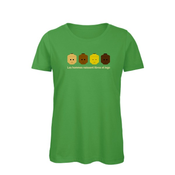 libre et légo- T shirt Lego thème- modèle B&C - Inspire T/women - 