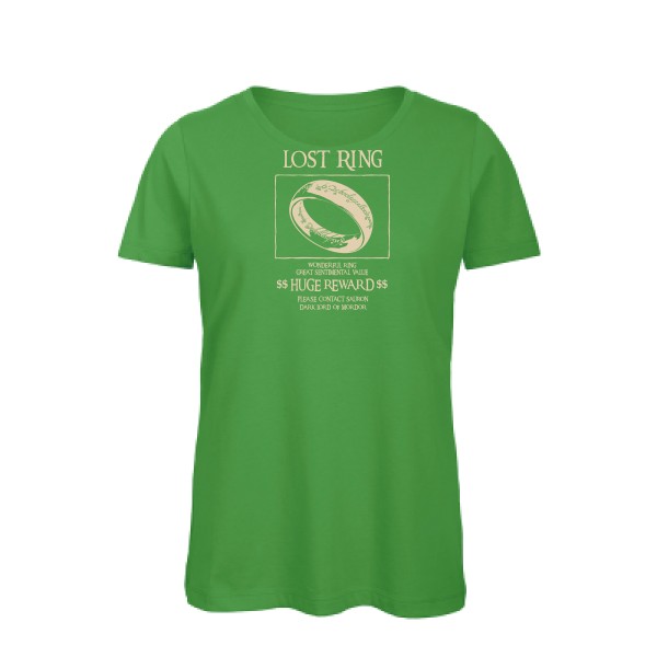 Lost Ring - T-shirt femme bio  parodie - modèle B&C - Inspire T/women -thème parodie et cinema -