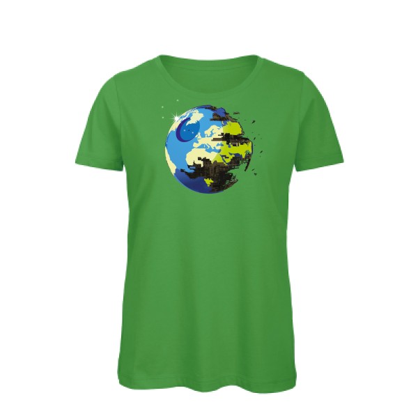 EARTH DEATH - tee shirt original Femme -B&C - Inspire T/women