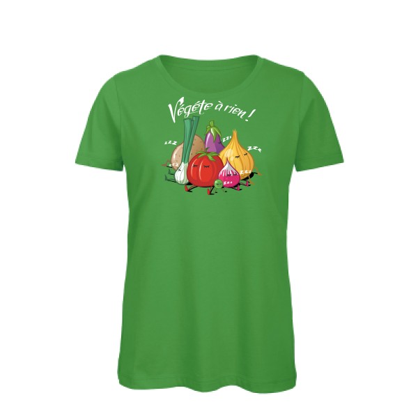Vegete à rien ! - Tee shirt ecolo -Femme -B&C - Inspire T/women