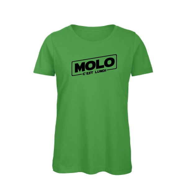 Molo c'est lundi -T-shirt femme bio Femme original -B&C - Inspire T/women -Thème original-