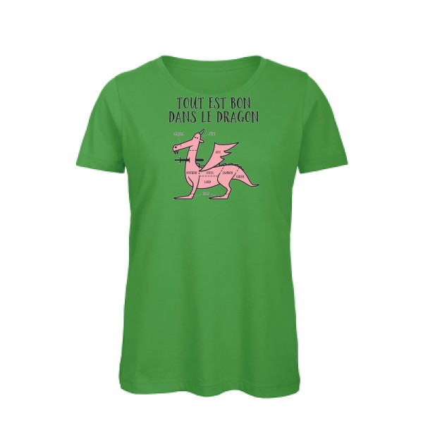 Tout est bon -T-shirt femme bio fun Femme -B&C - Inspire T/women -thème  humour potache - 