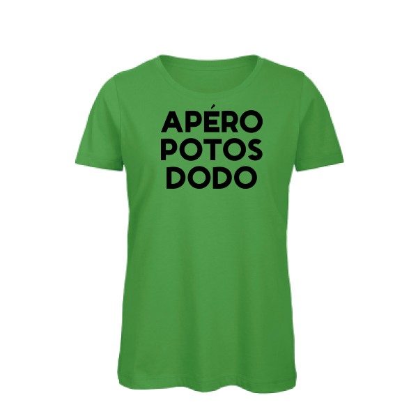 T-shirt femme bio Femme original - Apéro Potos Dodo  -