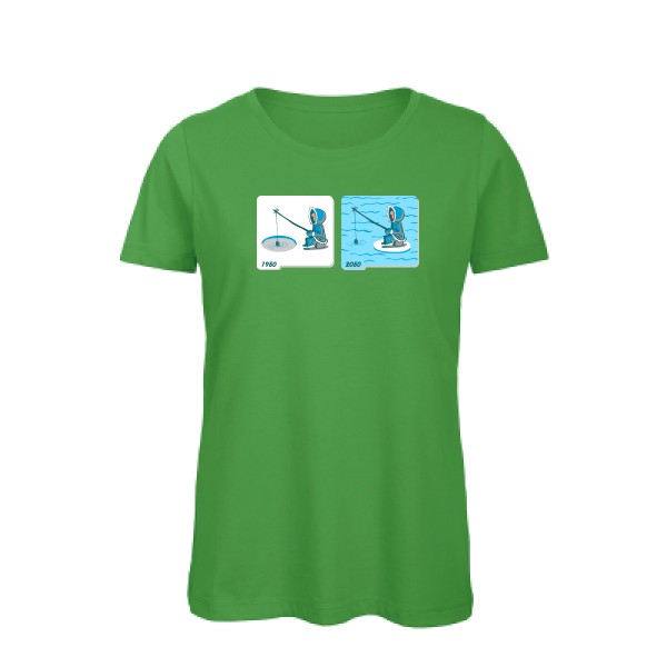T shirt Femme humour -Fishing in Arctic - B&C - Inspire T/women