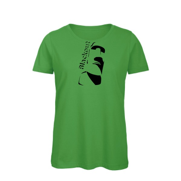 T-shirt femme bio Femme original - Moai -