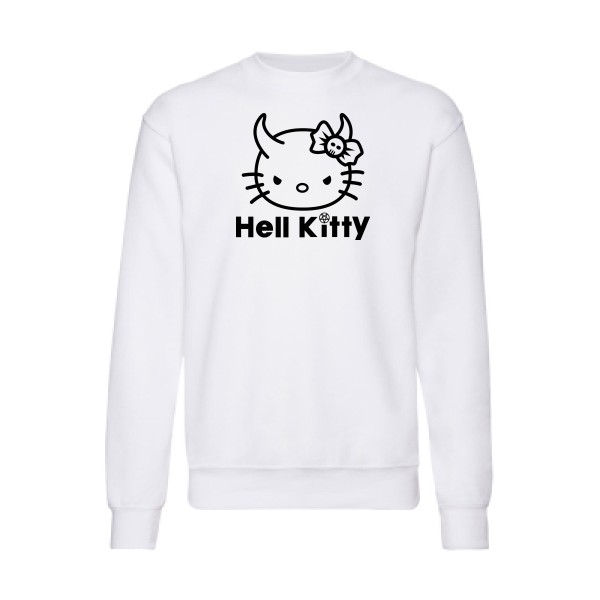 Hell Kitty - Tshirt rigolo-Fruit of the loom 280 g/m²