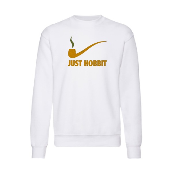 Just Hobbit - Sweat shirt seigneur des anneaux Homme - modèle Fruit of the loom 280 g/m² -thème cinema -