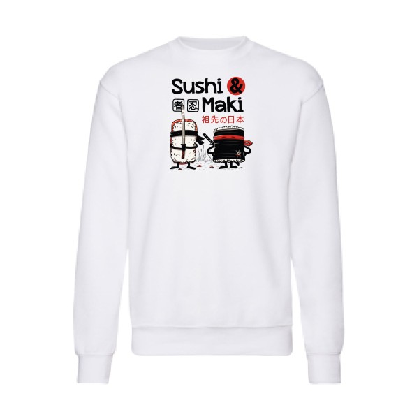 Sushi et Maki-Fruit of the loom 280 g/m² - T-shirts et sweats originaux -