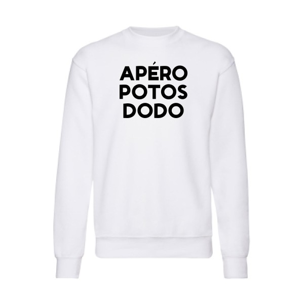 Sweat shirt Homme original - Apéro Potos Dodo  -