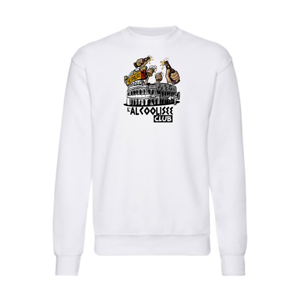 L'ALCOOLIZEE -Sweat shirt alcool humour Homme -Fruit of the loom 280 g/m² -thème alcool humour -