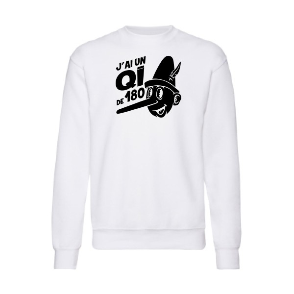 Sweat shirt - Fruit of the loom 280 g/m² - Quotient intellectuel