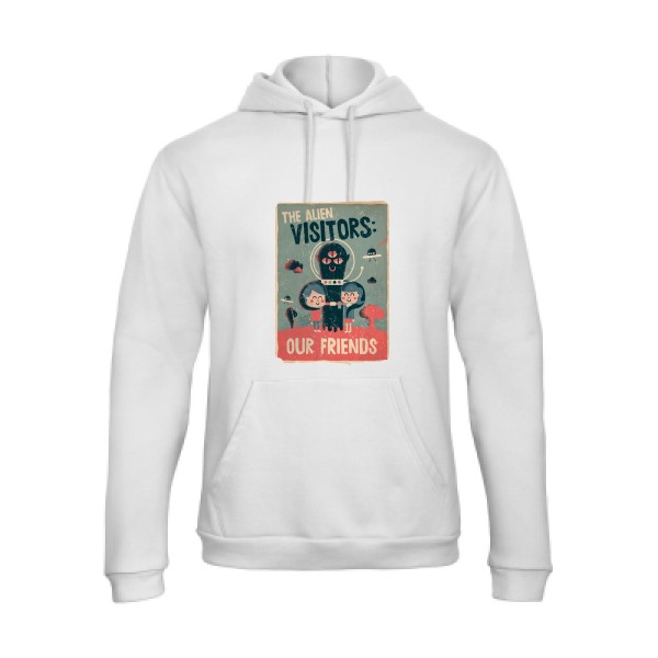 our friends- Sweat capuche vintage Homme -B&C - Hooded Sweatshirt Unisex 