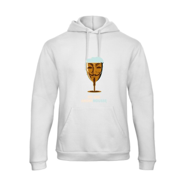 anonymous t shirt biere - anonymousse -B&C - Hooded Sweatshirt Unisex 