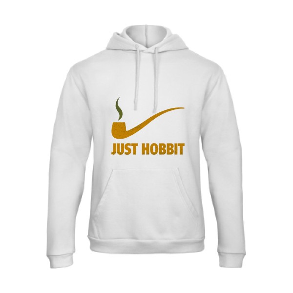 Just Hobbit - Sweat capuche seigneur des anneaux Homme - modèle B&C - Hooded Sweatshirt Unisex  -thème cinema -