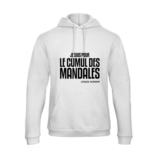 Cumul des Mandales - Tee shirt fun - B&C - Hooded Sweatshirt Unisex 