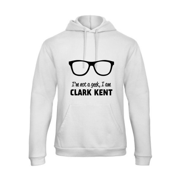 I am Clark Kent -Sweat capuche superman pour un look vintage