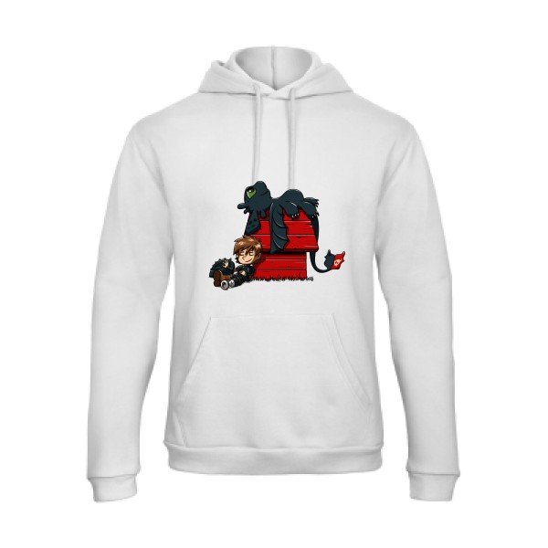 Dragon Peanuts - T shirt dessin anime -B&C - Hooded Sweatshirt Unisex 