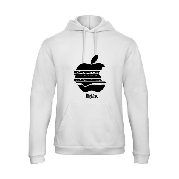 BigMac -Sweat capuche Geek- Homme -B&C - Hooded Sweatshirt Unisex  -thème  parodie - 
