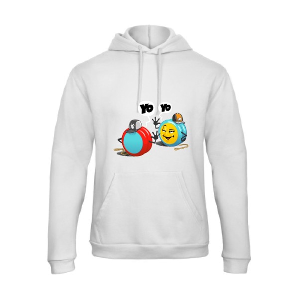 Yo Yo -Sweat capuche Geek Homme -B&C - Hooded Sweatshirt Unisex  -thème  Geek -