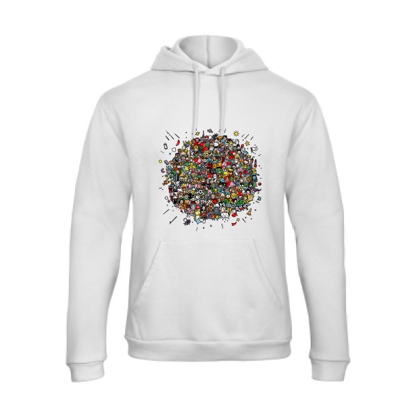 Planète Pop Culture- T-shirts originaux -modèle B&C - Hooded Sweatshirt Unisex  -